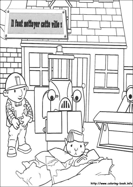 Bob the Builder coloring picture